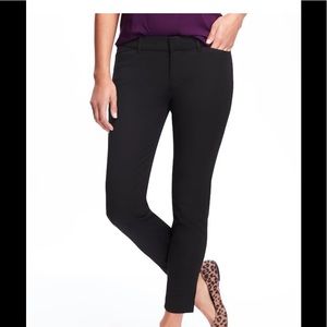 Old Navy Pixie Never Fade Black Ankle Pant sz 10